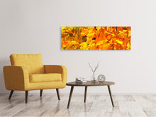 Load image into Gallery viewer, Panoramic Canvas Print Autumn leaves
