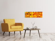 Load image into Gallery viewer, Panoramic Canvas Print Autumn leaves
