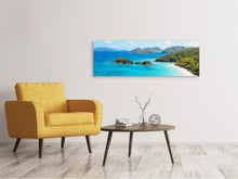 Load image into Gallery viewer, Panoramic Canvas Print My favorite place on the beach
