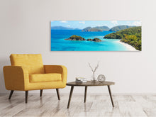 Load image into Gallery viewer, Panoramic Canvas Print My favorite place on the beach
