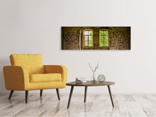 Load image into Gallery viewer, Panoramic Canvas Print Stone house
