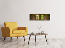 Load image into Gallery viewer, Panoramic Canvas Print Stone house
