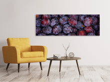 Load image into Gallery viewer, Panoramic Canvas Print Fresh plums
