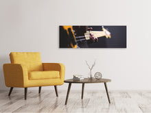 Load image into Gallery viewer, Panoramic Canvas Print guitar player
