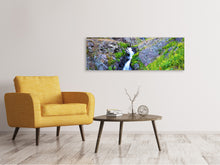 Load image into Gallery viewer, Panoramic Canvas Print mountain river
