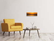 Load image into Gallery viewer, Panoramic Canvas Print The sun sets
