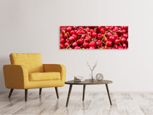 Load image into Gallery viewer, Panoramic Canvas Print XL cherries
