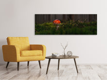 Load image into Gallery viewer, Panoramic Canvas Print A mushroom in the forest
