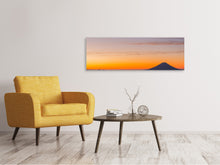 Load image into Gallery viewer, Panoramic Canvas Print Mount Fuji at sunset
