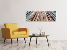 Load image into Gallery viewer, Panoramic Canvas Print Trees in the snow
