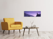 Load image into Gallery viewer, Panoramic Canvas Print The snowwalker
