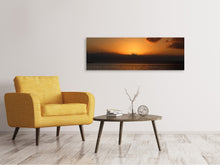 Load image into Gallery viewer, Panoramic Canvas Print Beautiful sunrise on the beach
