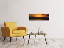 Load image into Gallery viewer, Panoramic Canvas Print Beautiful sunrise on the beach

