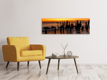 Load image into Gallery viewer, Panoramic Canvas Print Soothing mood by the sea
