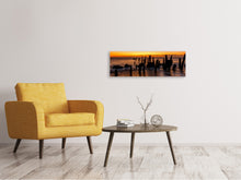 Load image into Gallery viewer, Panoramic Canvas Print Soothing mood by the sea

