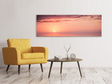 Load image into Gallery viewer, Panoramic Canvas Print Wonderful sunset on the horizon
