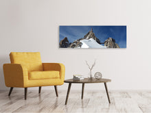 Load image into Gallery viewer, Panoramic Canvas Print Aiguille du Midi
