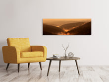 Load image into Gallery viewer, Panoramic Canvas Print Light mood in the mountains
