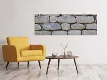 Load image into Gallery viewer, Panoramic Canvas Print Wall of natural stones
