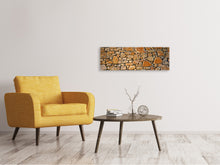 Load image into Gallery viewer, Panoramic Canvas Print Nature stone wall
