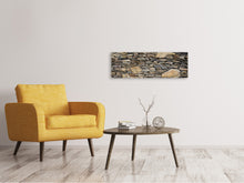 Load image into Gallery viewer, Panoramic Canvas Print Stone construction art
