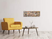 Load image into Gallery viewer, Panoramic Canvas Print Old stone wall
