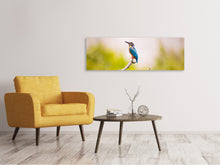 Load image into Gallery viewer, Panoramic Canvas Print The kingfisher
