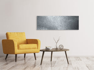 Panoramic Canvas Print Dark raindrops on the wall