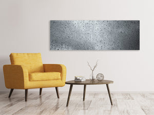 Panoramic Canvas Print Dark raindrops on the wall