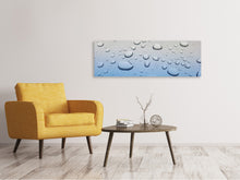 Load image into Gallery viewer, Panoramic Canvas Print Raindrop in XXL
