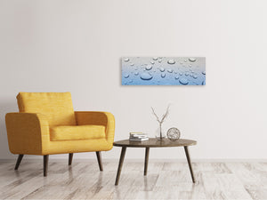 Panoramic Canvas Print Raindrop in XXL