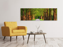 Load image into Gallery viewer, Panoramic Canvas Print Beautiful avenue in nature
