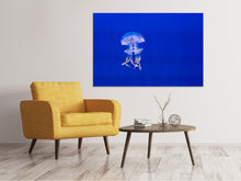 Load image into Gallery viewer, Canvas print Glowing jellyfish
