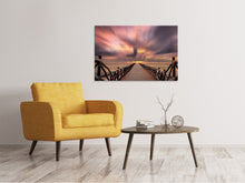 Load image into Gallery viewer, Canvas print Spectacular sunset on the bridge
