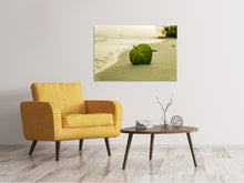 Load image into Gallery viewer, Canvas print Beach leaf

