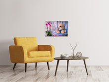 Load image into Gallery viewer, Canvas print Camera teddy bear

