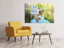 Load image into Gallery viewer, Canvas print Playing princess
