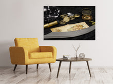 Load image into Gallery viewer, Canvas print Pirate plan
