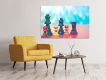 Load image into Gallery viewer, Canvas print Colorful chess
