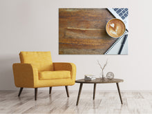 Load image into Gallery viewer, Canvas print Coffee to work
