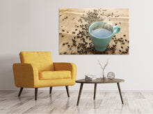 Load image into Gallery viewer, Canvas print Hot coffee
