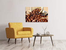 Load image into Gallery viewer, Canvas print Roasted coffee beans
