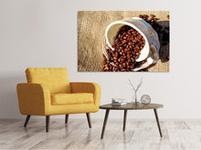 Load image into Gallery viewer, Canvas print Coffee beans in the cup
