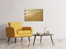 Load image into Gallery viewer, Canvas print Sign in the sand