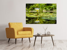 Load image into Gallery viewer, Canvas print Water lily in nature
