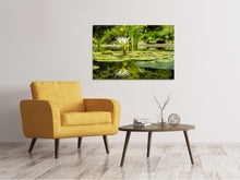Load image into Gallery viewer, Canvas print Water lily in nature
