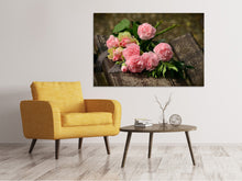Load image into Gallery viewer, Canvas print A bouquet of roses
