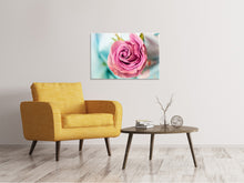 Load image into Gallery viewer, Canvas print Roseblossom in pink
