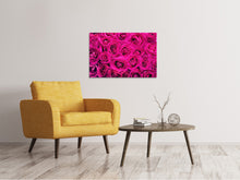 Load image into Gallery viewer, Canvas print Rose petals in pink
