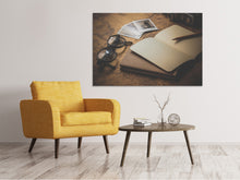 Load image into Gallery viewer, Canvas print Retro travel plan
